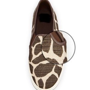 Jennica || Grand Animal Print Canvas Sneakers 9.5